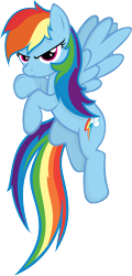 Size: 2885x6000 | Tagged: safe, artist:godoffury, rainbow dash, pegasus, pony, simple background, solo, transparent background, vector