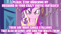 Size: 830x467 | Tagged: safe, edit, edited screencap, screencap, princess cadance, alicorn, pony, a canterlot wedding, implied porn, implied shining armor, meme