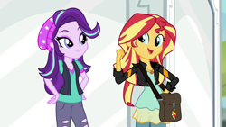 Size: 1280x720 | Tagged: safe, screencap, starlight glimmer, sunset shimmer, equestria girls, mirror magic, spoiler:eqg specials, geode of empathy