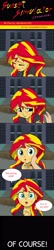 Size: 1027x4794 | Tagged: safe, artist:doublewbrothers, edit, sunset shimmer, equestria girls, baneposting, comic, crying, speech bubble