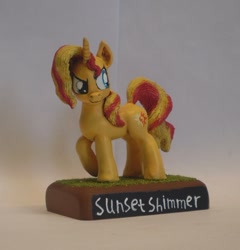 Size: 528x549 | Tagged: safe, artist:ubrosis, sunset shimmer, pony, irl, photo, sculpture, solo