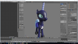 Size: 1920x1080 | Tagged: safe, nightmare moon, princess luna, alicorn, pony, 3d, blender, cycles, eye, eyes, render, solo, test