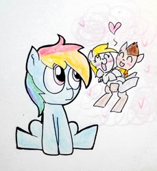 Size: 472x515 | Tagged: safe, derpy hooves, doctor whooves, rainbow dash, pegasus, pony, ask-rainbowshy-plz, female, mare