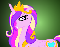 Size: 655x516 | Tagged: safe, artist:mrshomestuck, princess cadance, alicorn, pony, solo