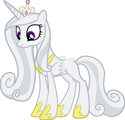 Size: 1920x1853 | Tagged: safe, edit, edited edit, opalescence, princess cadance, alicorn, pony, blank flank, crown, female, fusion, hoof shoes, jewelry, mare, peytral, ponyar fusion, recolor, regalia, simple background, transparent background, vector, vector edit