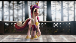 Size: 3800x2137 | Tagged: safe, artist:freasaloz, princess cadance, alicorn, pony, 3d, solo