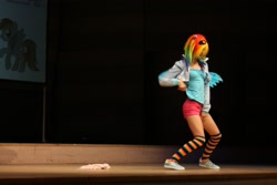 Size: 2629x1754 | Tagged: safe, rainbow dash, human, cosplay, irl, irl human, photo, solo