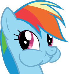 Size: 3671x3924 | Tagged: safe, artist:necronomiconofgod, rainbow dash, pegasus, pony, puffy cheeks, simple background, solo, transparent background, vector