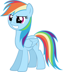 Size: 4000x4592 | Tagged: safe, artist:m99moron, rainbow dash, pegasus, pony, absurd resolution, faic, female, mare, simple background, smiling, smirk, solo, transparent background, vector