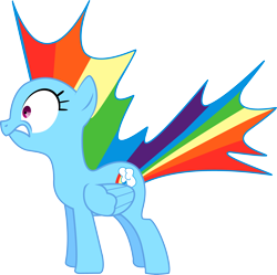 Size: 4332x4311 | Tagged: safe, artist:silentmatten, rainbow dash, pegasus, pony, absurd resolution, simple background, solo, transparent background, vector