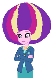 Size: 8204x11945 | Tagged: safe, artist:bigpurplemuppet99, edit, dean cadance, princess cadance, equestria girls, afro, alternate hairstyle, vector