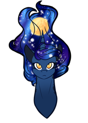 Size: 500x700 | Tagged: safe, artist:corrumi, princess luna, alicorn, pony, female, full moon, mare, moon, simple background, solo, transparent background