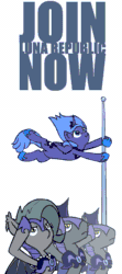 Size: 600x1350 | Tagged: safe, artist:whateverbender, princess luna, oc, oc:grey mouse, alicorn, bat pony, pony, :t, animated, armor, bat pony oc, caption, cute, derp, female, flag pole, frame by frame, frown, gif, gif with captions, guardsmare, jewelry, lidded eyes, loop, lunabetes, lunar republic, majestic as fuck, male, mare, night guard, nose wrinkle, regalia, royal guard, s1 luna, salute, scrunchy face, serious, serious face, simple background, sitting, spread wings, squigglevision, stallion, text, vibrating, wat, white background, wide eyes, wind, wing fluff, wings