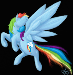 Size: 776x796 | Tagged: safe, artist:bootsa81, rainbow dash, pegasus, pony, female, mare, simple background, solo