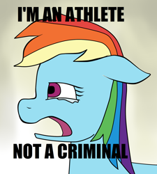 Size: 1280x1425 | Tagged: safe, artist:adventuresofshortcircuit, rainbow dash, pegasus, pony, down with molestia, down with this sort of thing, drama, parody, pirate dash, satire, solo