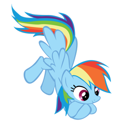 Size: 3500x3632 | Tagged: safe, artist:thelawn, rainbow dash, pegasus, pony, simple background, solo, transparent background, vector