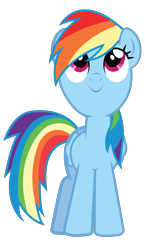 Size: 3059x5264 | Tagged: safe, artist:bigccv, rainbow dash, pegasus, pony, .ai available, simple background, solo, transparent background, vector