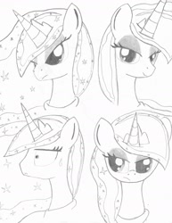 Size: 1700x2200 | Tagged: safe, artist:tenebrousmelancholy, princess luna, alicorn, pony, female, horn, mare