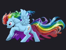 Size: 900x695 | Tagged: safe, artist:shottsy85, rainbow dash, pegasus, pony, female, mare, simple background, solo