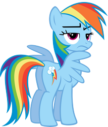 Size: 6000x7000 | Tagged: safe, artist:mamandil, rainbow dash, pegasus, pony, over a barrel, .svg available, absurd resolution, simple background, solo, transparent background, vector