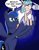 Size: 2550x3300 | Tagged: safe, artist:saburodaimando, cozy glow, princess luna, alicorn, pegasus, pony, 2019, belly button, cozy glow is not amused, daimando is going to hell, diaper, holding, holding a pony, new year, new years eve, speech bubble, thought bubble