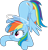 Size: 3000x3101 | Tagged: dead source, safe, artist:sulyo, rainbow dash, pegasus, pony, .svg available, simple background, solo, transparent background, vector