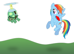 Size: 6000x4377 | Tagged: safe, artist:masem, rainbow dash, tank, pegasus, pony, absurd resolution, frisbee, simple background, transparent background, vector