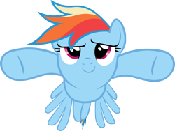 Size: 4802x3616 | Tagged: safe, artist:crusierpl, rainbow dash, pegasus, pony, absurd resolution, flying, simple background, solo, transparent background, vector