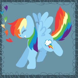 Size: 512x512 | Tagged: safe, artist:xxspadess, rainbow dash, pegasus, pony, female, mare, simple background, solo