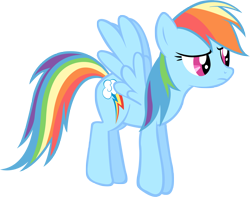 Size: 2920x2296 | Tagged: safe, artist:lilcinnamon, rainbow dash, pegasus, pony, a bird in the hoof, floating, simple background, solo, transparent background, vector