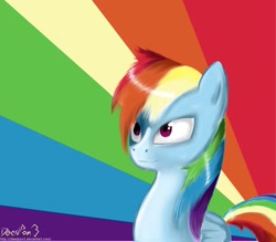 Size: 1920x1680 | Tagged: safe, rainbow dash, pegasus, pony, female, mare, redraw, simple background, solo