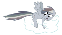 Size: 4197x2346 | Tagged: safe, artist:csmlp, rainbow dash, pegasus, pony, absurd resolution, cloud, discorded, simple background, solo, transparent background, vector