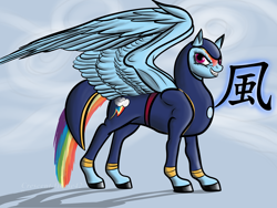 Size: 5333x4000 | Tagged: safe, artist:crescent-horse42, rainbow dash, pegasus, pony, female, mare, simple background, solo