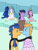 Size: 1024x1365 | Tagged: safe, flash sentry, princess cadance, princess celestia, princess luna, twilight sparkle, oc, oc:harmony star, alicorn, pony, alicorn oc, female, gay, gay in front of girls, gay marriage, male