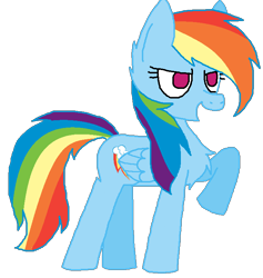 Size: 688x726 | Tagged: safe, artist:d6htodg, rainbow dash, pegasus, pony, female, mare, simple background, solo, transparent background