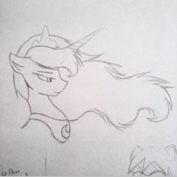 Size: 720x720 | Tagged: artist needed, source needed, safe, princess luna, alicorn, pony, traditional art