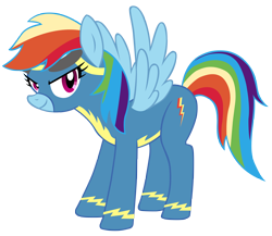 Size: 5000x4341 | Tagged: safe, artist:maximillianveers, rainbow dash, pegasus, pony, absurd resolution, goggles, simple background, solo, transparent background, vector, wonderbolts uniform