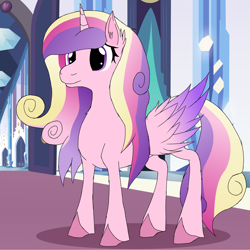 Size: 4096x4096 | Tagged: safe, artist:terminalhash, princess cadance, alicorn, pony, solo