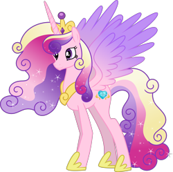 Size: 8220x8176 | Tagged: safe, artist:digimonlover101, princess cadance, alicorn, pony, absurd resolution, older, older cadance, simple background, solo, transparent background, vector