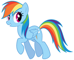 Size: 735x593 | Tagged: safe, artist:anxet, rainbow dash, pegasus, pony, looking back, simple background, solo, svg, transparent background, trotting, vector