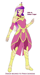 Size: 1523x2853 | Tagged: safe, artist:pyrus-leonidas, part of a series, part of a set, princess cadance, human, series:mortal kombat:defenders of equestria, bedroom eyes, clothes, crossover, female, humanized, mortal kombat, simple background, solo, transparent background, video game crossover, woman