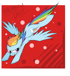 Size: 1100x1200 | Tagged: safe, artist:natsu714, rainbow dash, pegasus, pony, female, mare, simple background, solo