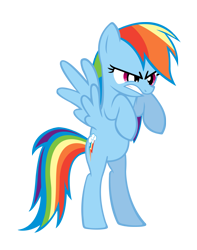 Size: 1251x1591 | Tagged: safe, artist:durpy, rainbow dash, pegasus, pony, a canterlot wedding, simple background, solo, transparent background, vector