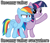 Size: 556x477 | Tagged: safe, rainbow dash, twilight sparkle, pegasus, pony, twiface, uncanny valley, x x everywhere