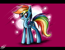 Size: 1024x788 | Tagged: safe, artist:b---k, rainbow dash, pegasus, pony, blue coat, bubble, female, mare, multicolored mane, solo