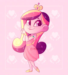 Size: 2500x2750 | Tagged: safe, artist:angie5174, princess cadance, human, equestria girls, clothes, crown, cute, cutedance, cutie mark, dress, female, humanized, jewelry, regalia, shoes, smiling, solo