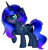 Size: 1024x1061 | Tagged: safe, artist:angelamusic13, princess luna, alicorn, pony, deviantart watermark, obtrusive watermark, simple background, solo, transparent background, watermark