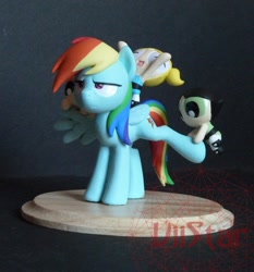 Size: 745x800 | Tagged: safe, artist:viistar, rainbow dash, craft, double rainboom, photo, the powerpuff girls