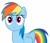 Size: 4000x3450 | Tagged: safe, artist:mrlolcats17, rainbow dash, pegasus, pony, lesson zero, .psd available, simple background, solo, transparent background, vector