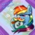 Size: 2000x2000 | Tagged: safe, artist:pimander1446, rainbow dash, pegasus, pony, bubble pipe, facial hair, goatee, mousdash, moustache, solo